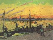 Vincent Van Gogh, Coal Barges (nn04)